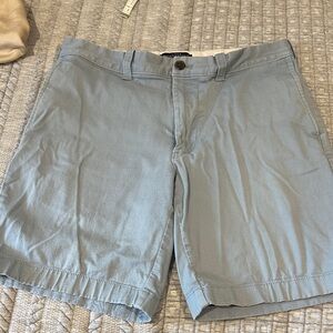 J. Crew Men's Sky Blue Flat Front Shorts
